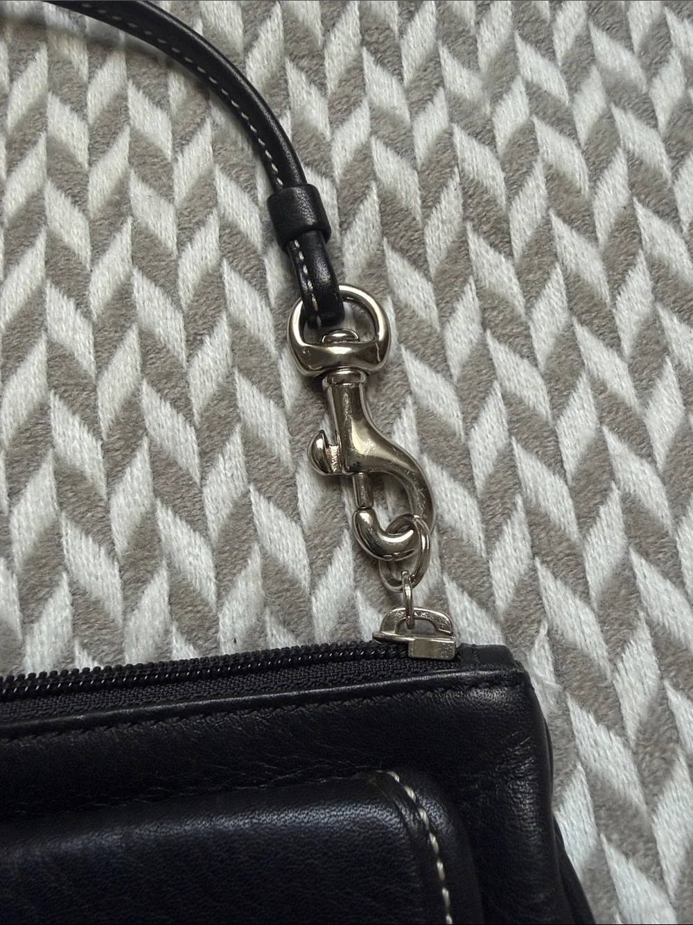 Coach Leather Wristlet